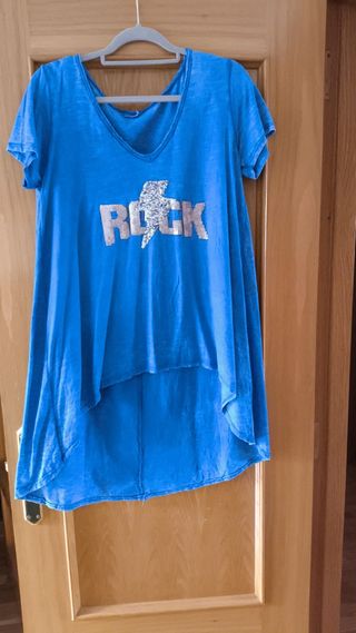 Camiseta mujer talla equivalente XL