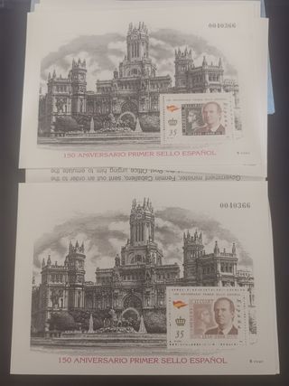 Estuche 150 aniversario Primer sello Español