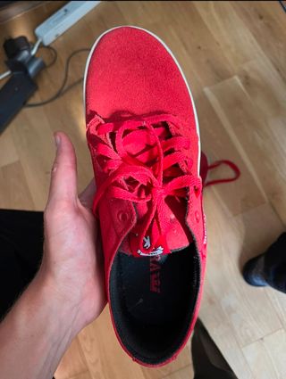 Supra rojas. Talla 45