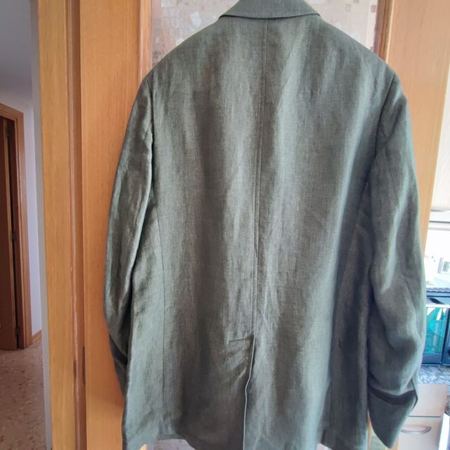 Chaqueta hombre de lino, talla 54