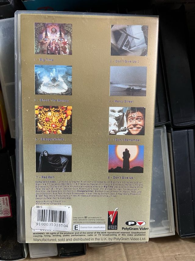 Vhs Peter Gabriel CV