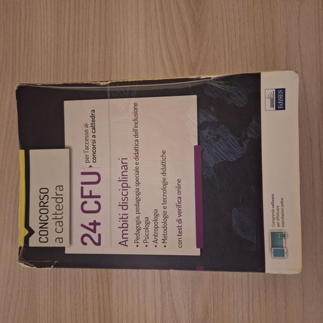 Manuale Edises 24 CFU