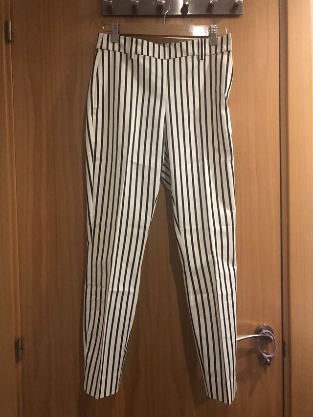 Pantalon de rayas mujer