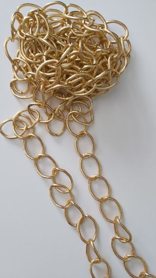 Cadena de anillas Oro Mate
