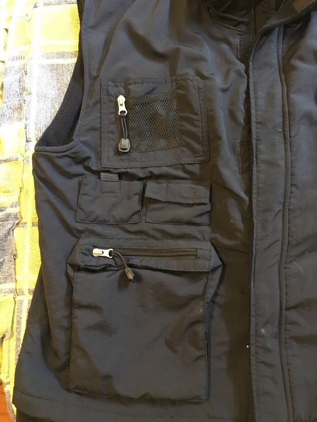 Chaleco poliamida y poliester paño