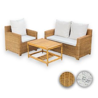 Sofas de terraza de ratan