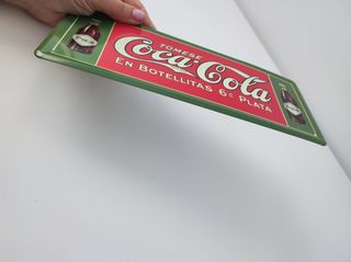 Chapa metalica Coca-cola