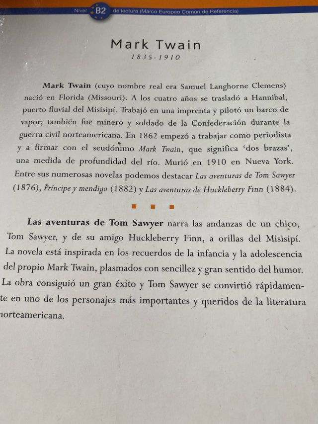 libro Tom sawyer