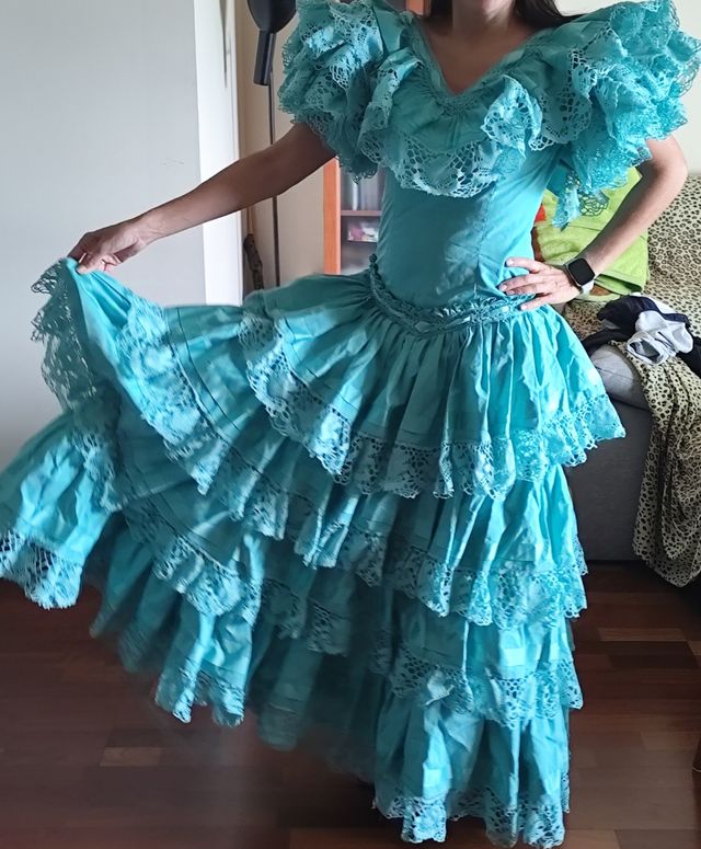 Traje flamenca