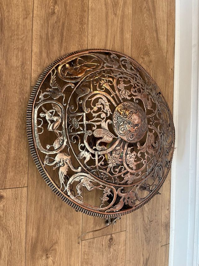 Lampara antigua de techo