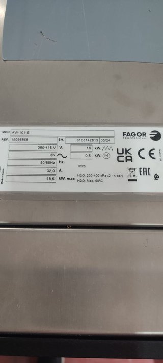 Fagor AW101-E Horno Eléctrico Mixto 10 Niveles GN1