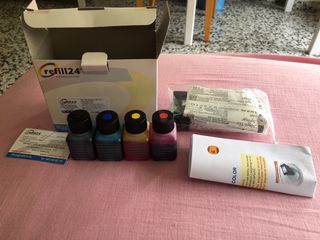 Tinta recargable impresora