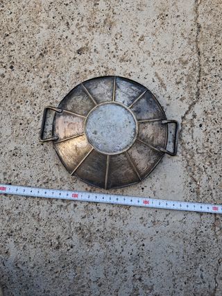 Plato metálico art deco sellado 1934