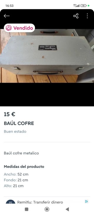 BAÚL COFRE