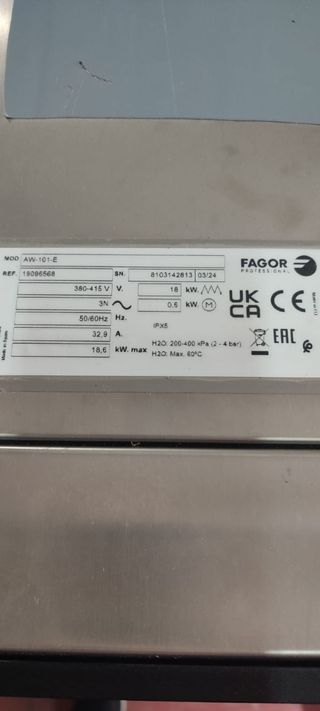 HORNO ADVANCE FAGOR AW 101  OPORTUNIDAD