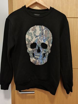 Sudadera Zara calavera 💀