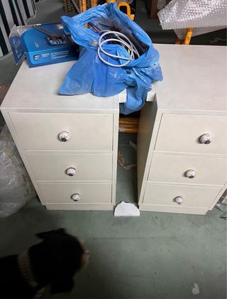 Escritorio madera blanco