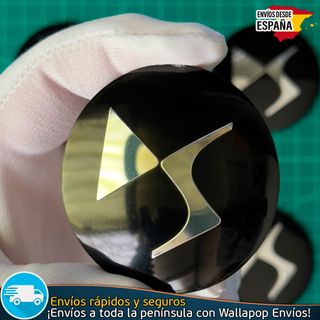 X4 Emblemas DS 56mm Pegatinas Tapacubos Llantas 