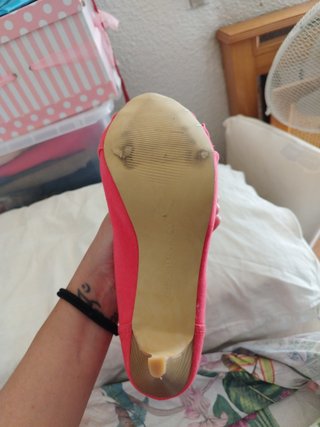 Zapato tacón y plataforma Blanco