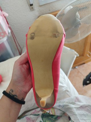 Zapato tacón y plataforma Blanco