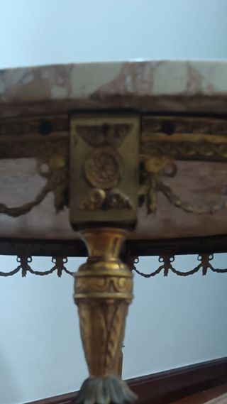 Mesa centro de marmol redonda