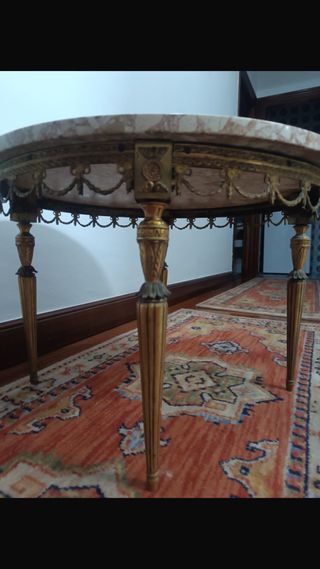 Mesa centro de marmol redonda