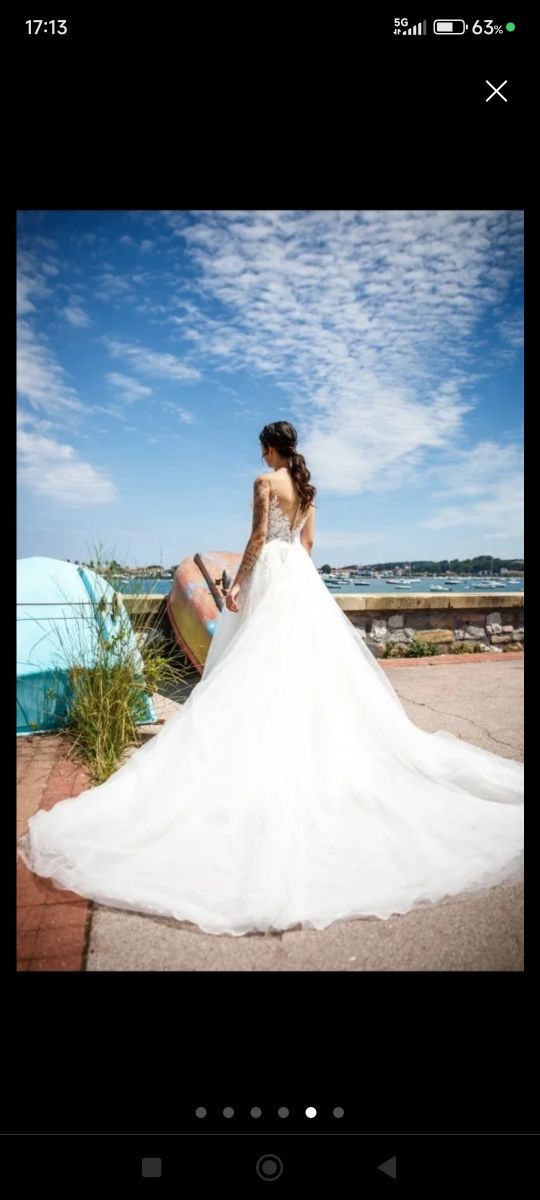 Espectacular Vestido de Novia