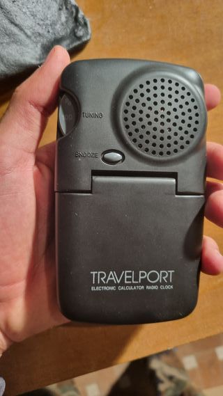 Radio sveglia da viaggio vintage