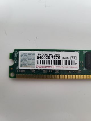2G DDR2 800 DIMM Ram