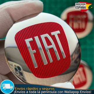X4 Emblemas Fiat 56mm Pegatinas Tapacubos Llantas