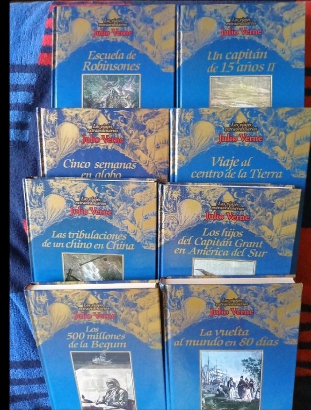 Lote todos 8€ Julio Verne Viajes Extraordinarios