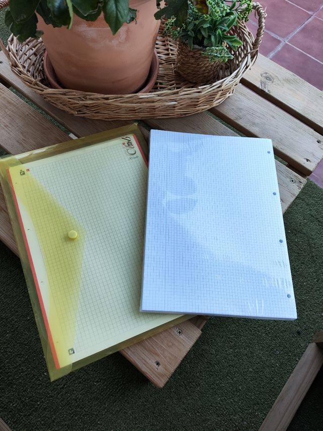 Pack de hojas de cuadros