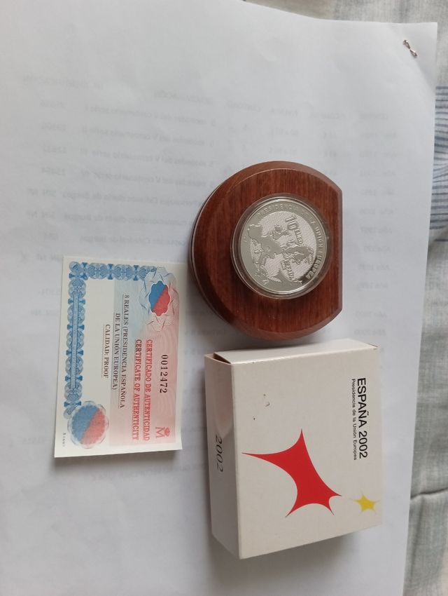 10 Euros de 2002 presidencia de la Unión Europea