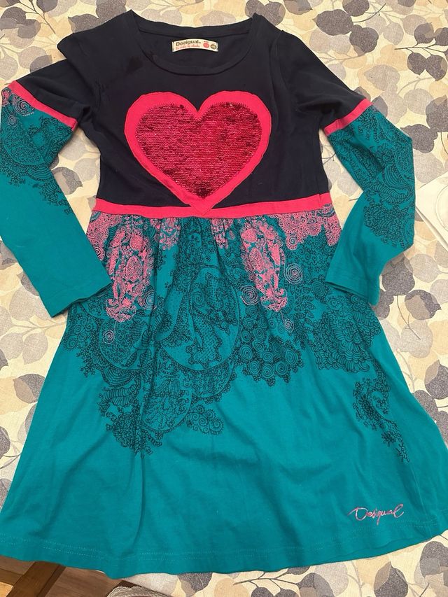 Vestido nina desigual 7/8