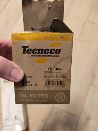 Filtro olio motore Fiat