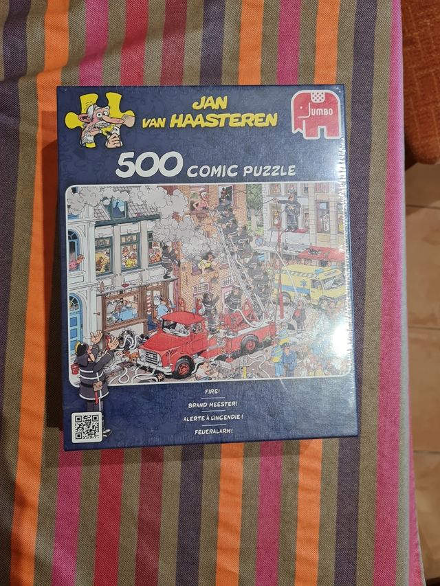 Puzzle jumbo fuego  de 500 piezas.PRECINTADO