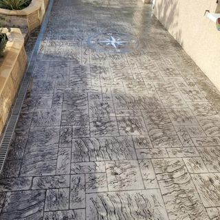 Hormigón impreso pavimentos 