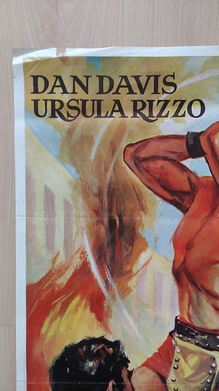 Cartel original Espartaco y los gladiadores (1964)