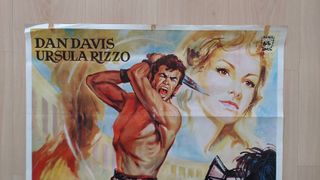 Cartel original Espartaco y los gladiadores (1964)