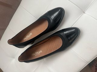 zapatos negros como nuevos