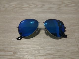 Gafas de sol aviador espejo azul