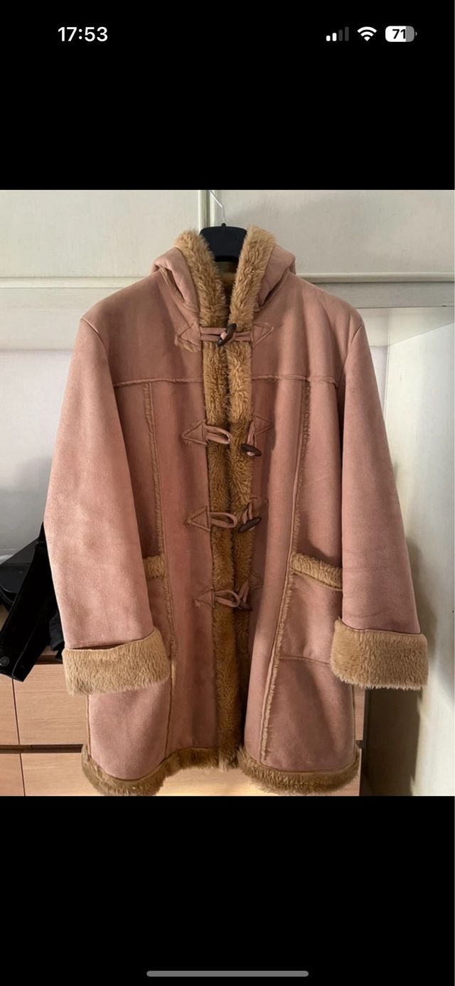 Cappotto scamosciato