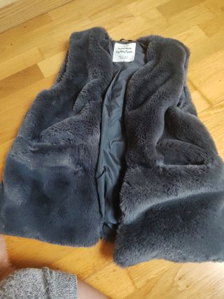 Chalecos de pelo niña talla 9/10