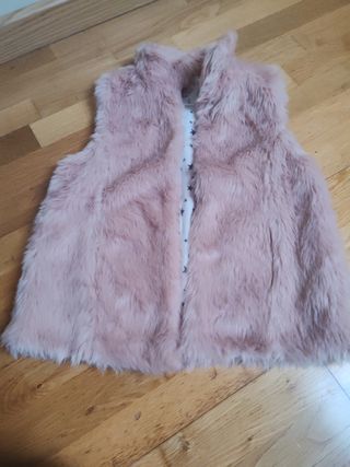 Chalecos de pelo niña talla 9/10