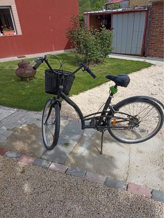 Bicicleta Decathlon Rockrider hombre negra