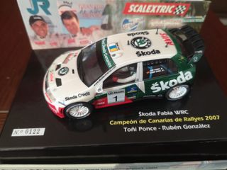 Skoda Fabia WRC Scalextric