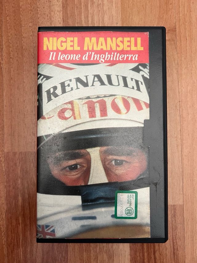 Vhs Nigel Mansell Il Leone d’Inghilterra