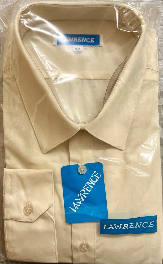 Camicia uomo misto cotone Lawrence NUOVA