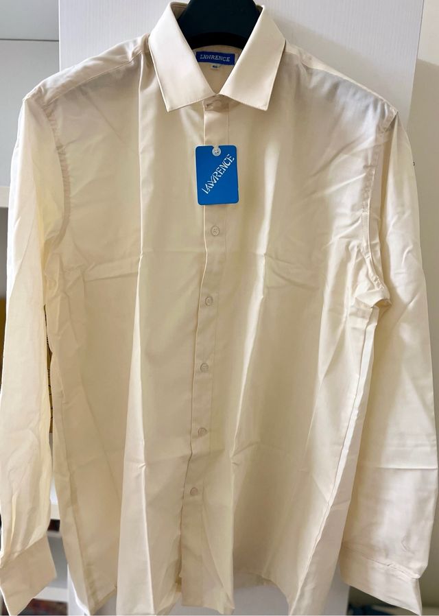 Camicia uomo misto cotone Lawrence NUOVA