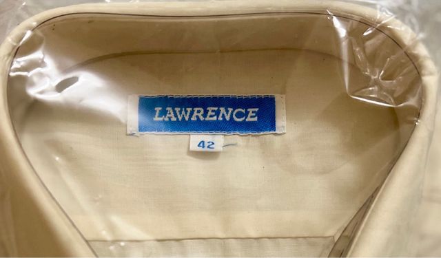 Camicia uomo misto cotone Lawrence NUOVA